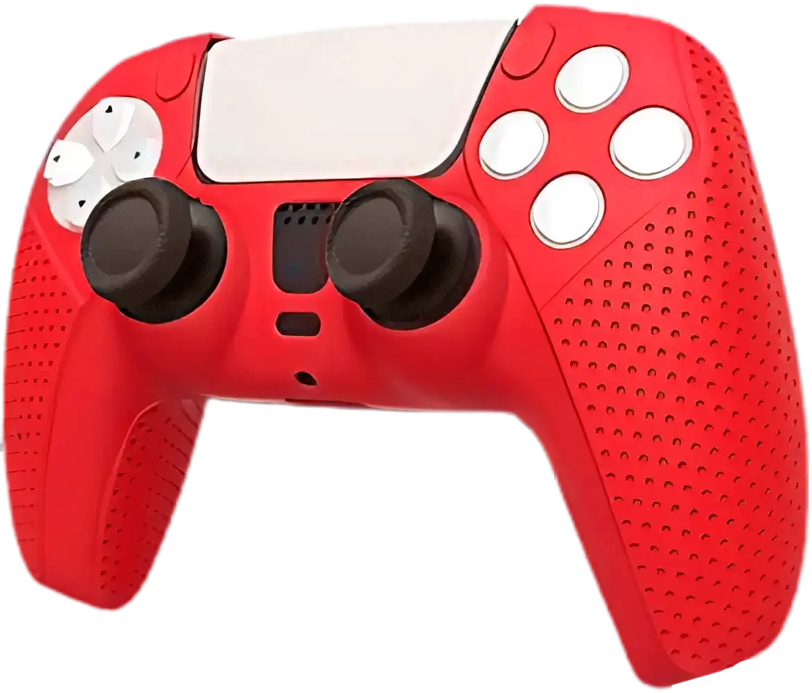 DOBE PS5 Dualsense Controller Silicone Case - Red  for sale in Egypt from Games2Egypt