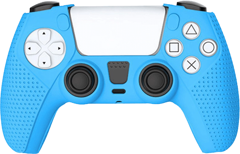 DOBE PS5 Dualsense Controller Silicone Case - Blue  for sale in Egypt from Games2Egypt