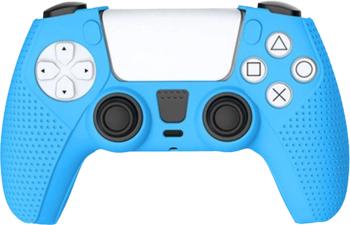 DOBE PS5 Dualsense Controller Silicone Case - Blue  for sale in Egypt from Games2Egypt