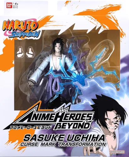 Bandai Namco Anime Naruto Beyond Sasuke Uchiha Curse Mark Transformation Action Figure - 20 cm