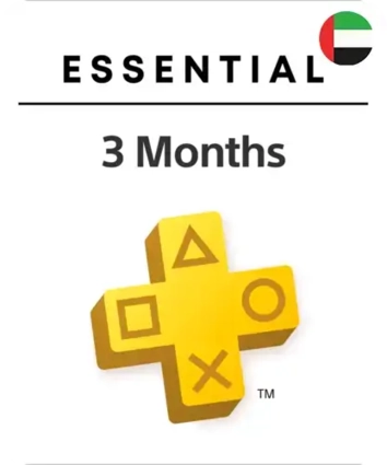 PlayStation Plus Essential Membership Subscription - UAE - 3 Months