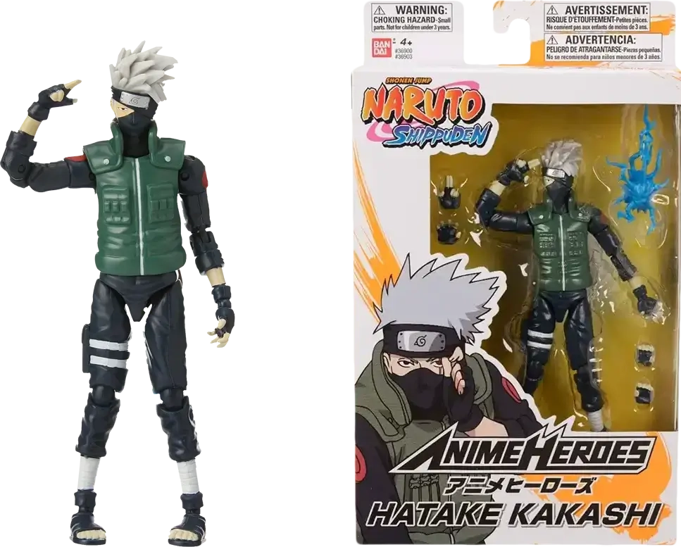 Bandai Namco Anime Naruto Kakashi Hatake Action Figure - 17cm  for sale in Egypt from Games2Egypt