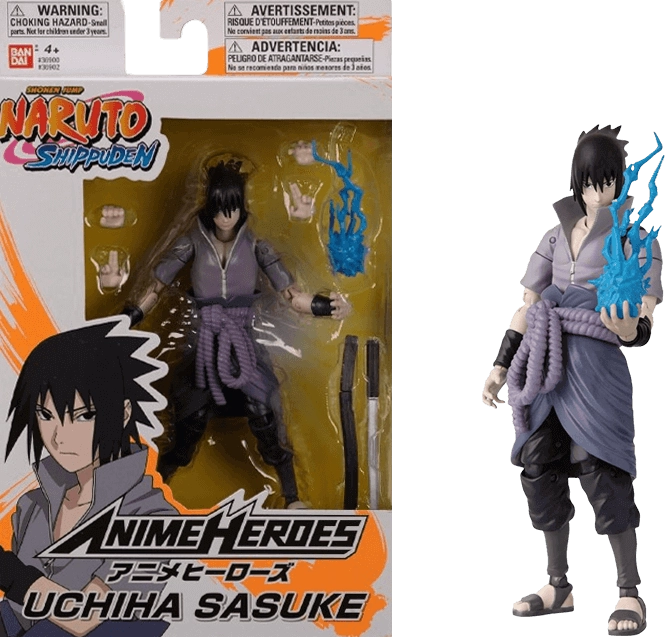 Bandai Namco Anime Naruto Sasuke Uchiha Action Figure - 17cm  for sale in Egypt from Games2Egypt