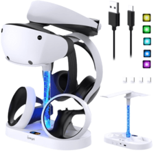 iPega Dual Charging Stand with RGB Light Column for PSVR2 