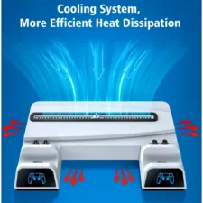 OIVO Cooling Stand with Dual Charging Station for PS5 Console (Digital and Physical)