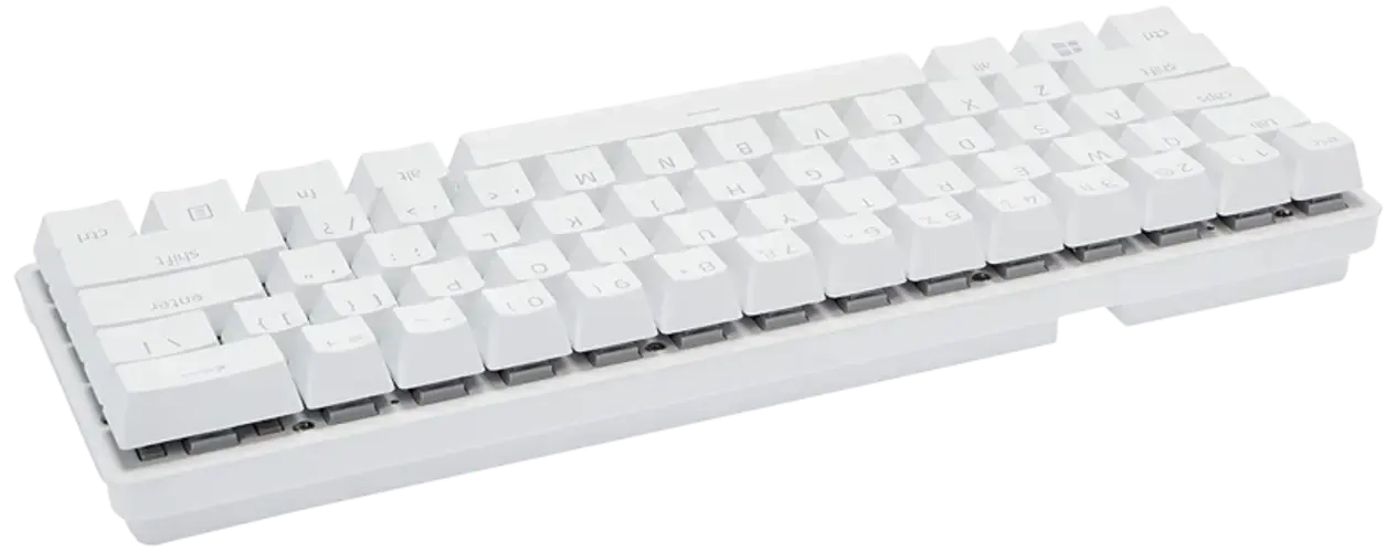 Razer Huntsman Mini Wired Gaming Keyboard with Clicky Purple Switch - White Mercury - Open Sealed  for sale in Egypt from Games2Egypt