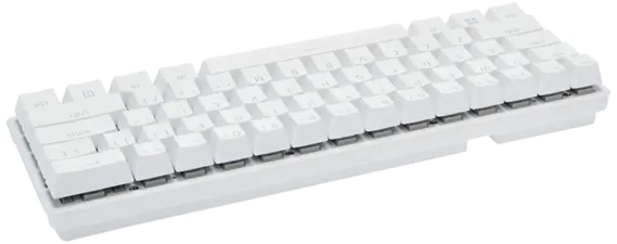 Razer Huntsman Mini Wired Gaming Keyboard with Clicky Purple Switch - White Mercury - Open Sealed  for sale in Egypt from Games2Egypt