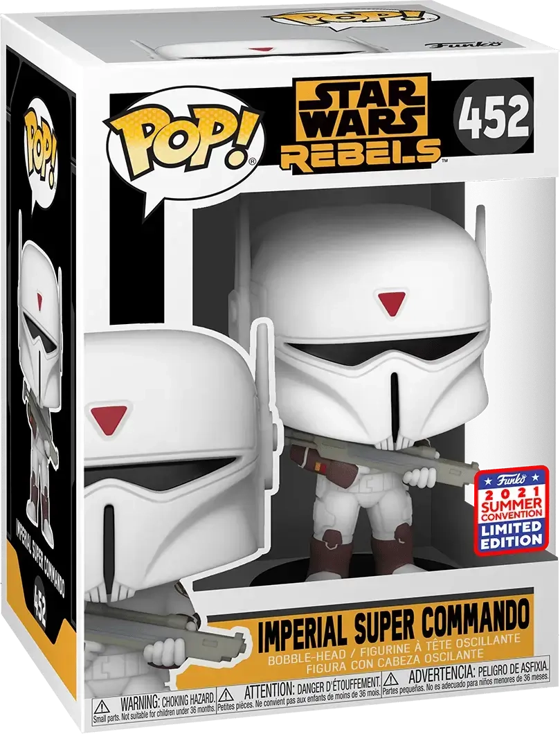 Funko Pop! TV: Star Wars Rebels - Imperial Super Commando  for sale in Egypt from Games2Egypt