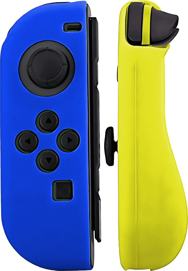 Nintendo Switch Joy-Con Cover Case - Blue and Yellow  for sale in Egypt from Games2Egypt