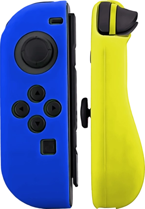 Nintendo Switch Joy-Con Cover Case - Blue and Yellow