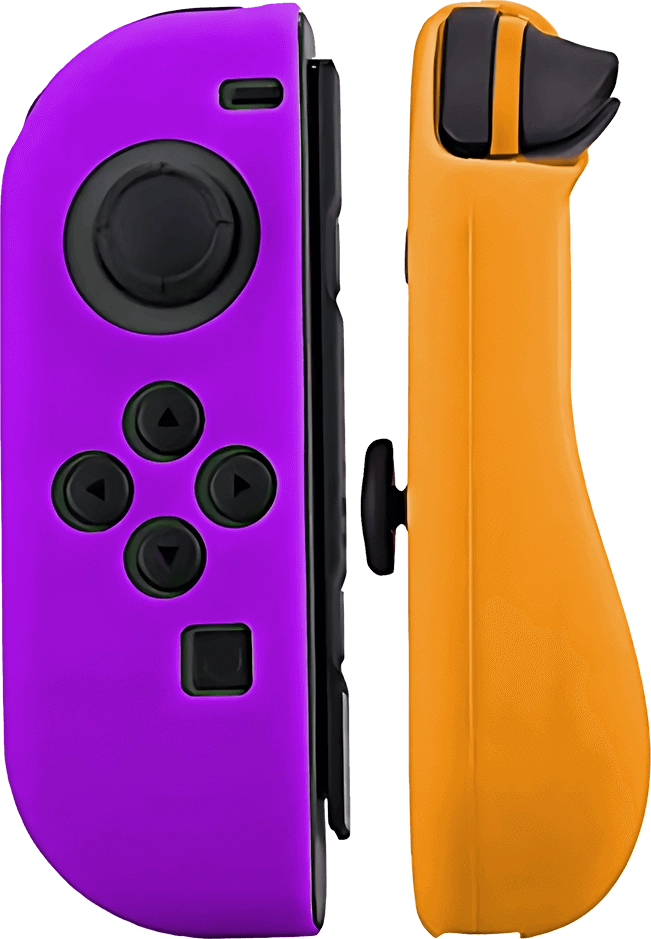 Nintendo Switch Joy-Con Cover Case - Purple and Orange  for sale in Egypt from Games2Egypt