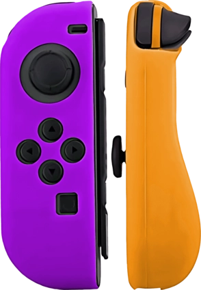 Nintendo Switch Joy-Con Cover Case - Purple and Orange