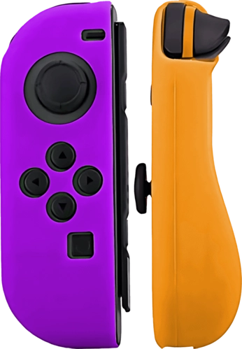 Nintendo Switch Joy-Con Cover Case - Purple and Orange