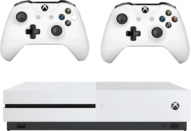 Xbox One S Console with Two Controller Bundle - 1TB - Used  for sale in Egypt from Games2Egypt