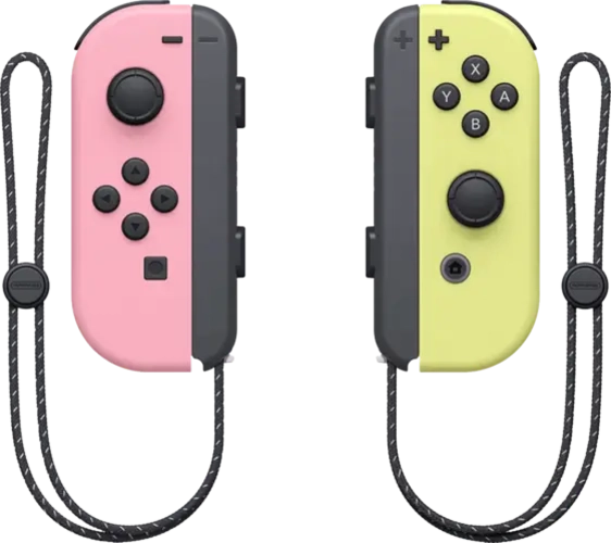 Nintendo Switch Joy-Con - Pastel Pink and Yellow - Used