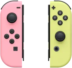 Nintendo Switch Joy-Con - Pastel Pink and Yellow - Used