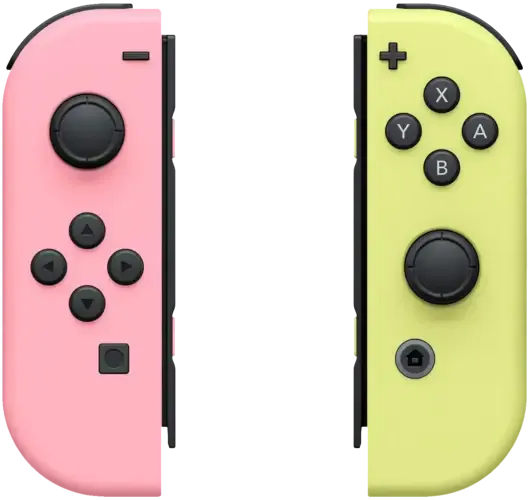 Nintendo Switch Joy-Con - Pastel Pink and Yellow - Used