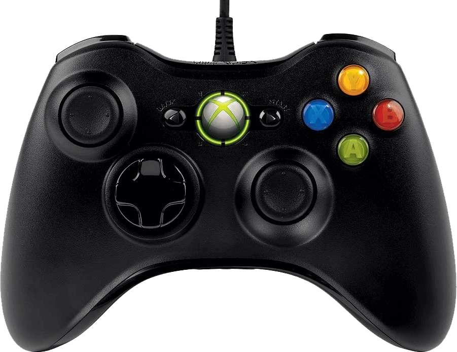 Xbox 360 Wired Controller - Black - Used  for sale in Egypt from Games2Egypt