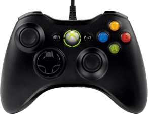 Xbox 360 Wired Controller - Black - Used