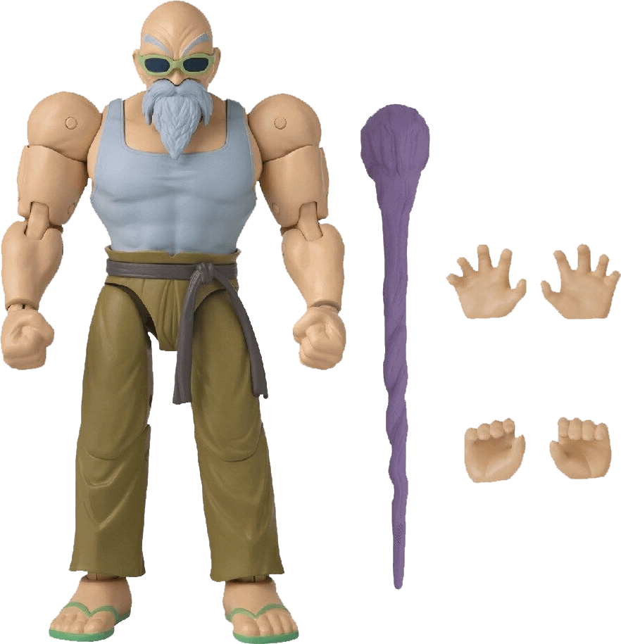 Bandai Namco Anime: Dragon Ball - Muten Roshi Action Figure (Lord of the Turtles) - 17cm  for sale in Egypt from Games2Egypt