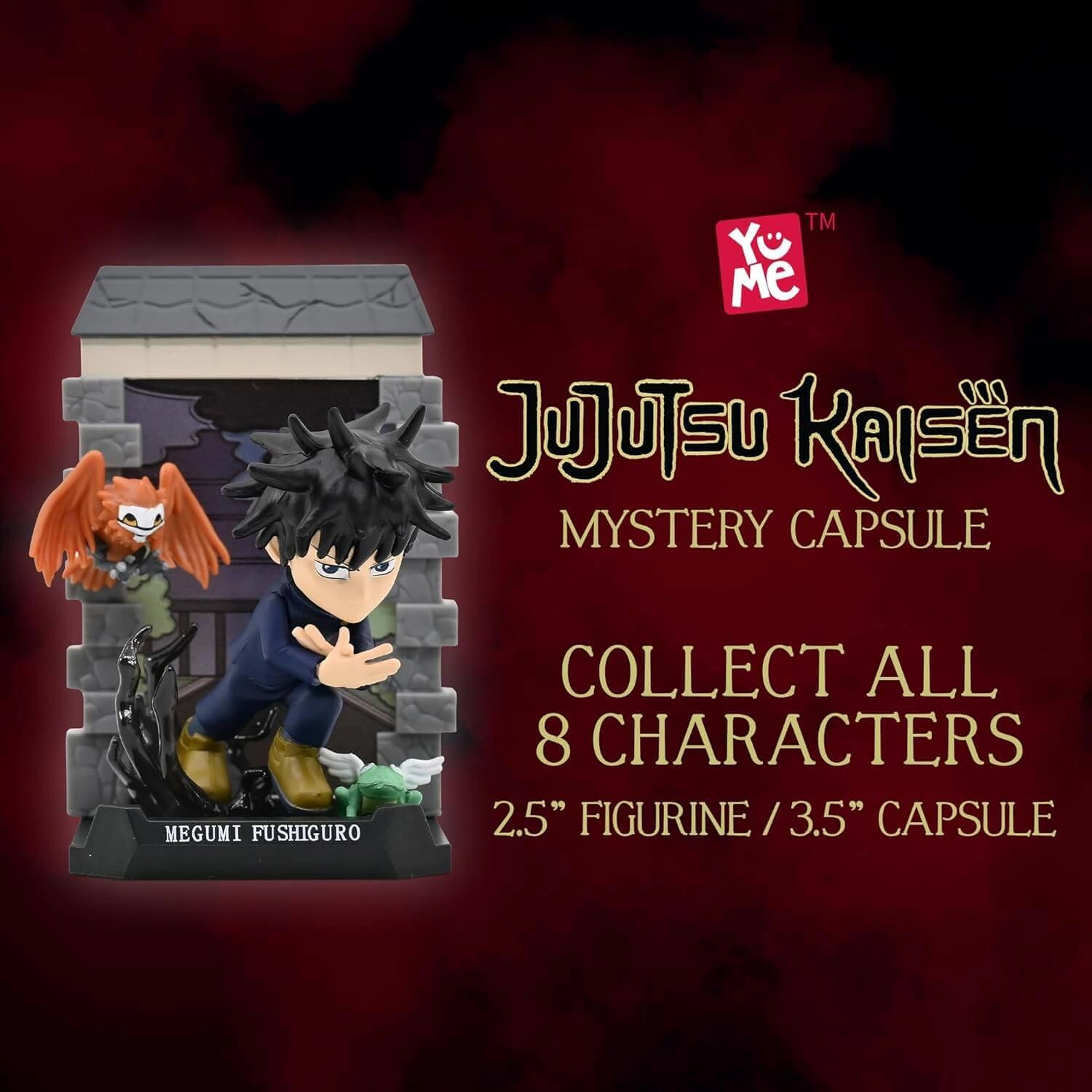 YuMe Jujutsu Kaisen Mystery Capsule Blind Mystery Box Mini Action Figure  for sale in Egypt from Games2Egypt