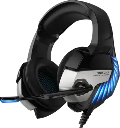 Onikuma Wired K5 Pro Gaming Headset - Blue