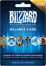 Blizzard gift card $100 USA (95082)