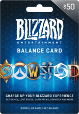 Blizzard gift card $50 USA (95083)