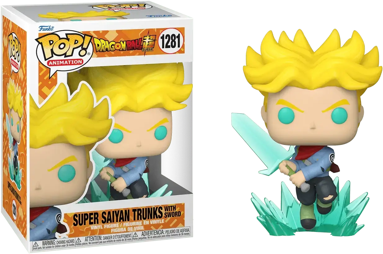 Funko Pop! Anime: Dragon Ball - Super Saiyan Trunks with Sword  for sale in Egypt from Games2Egypt