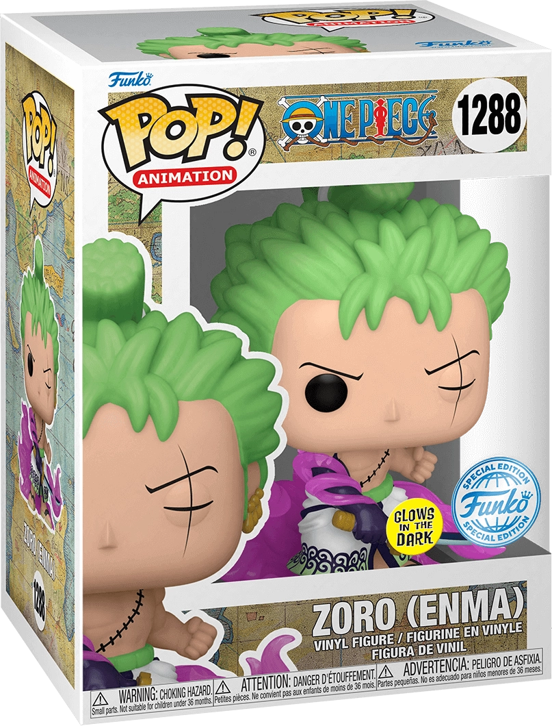 Funko Pop! Anime: One Piece - Roronoa Zoro with Enma (GW)(Exc)  for sale in Egypt from Games2Egypt