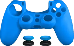 Dobe_Silicone_Cover_Case_for_PS4_DualShock_Controller_with_Analog_Grips__Blue