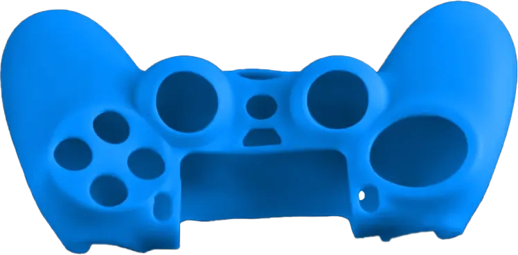 Dobe Silicone Cover Case for PS4 DualShock Controller with Analog Grips - Blue  for sale in Egypt from Games2Egypt