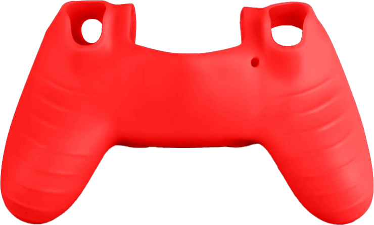 Dobe Silicone Cover Case for PS4 DualShock Controller with Analog Grips - Red  for sale in Egypt from Games2Egypt