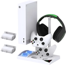 Vertical Cooling Stand with Charging Station for Xbox Series S Console -  for sale in Egypt from Games2Egypt