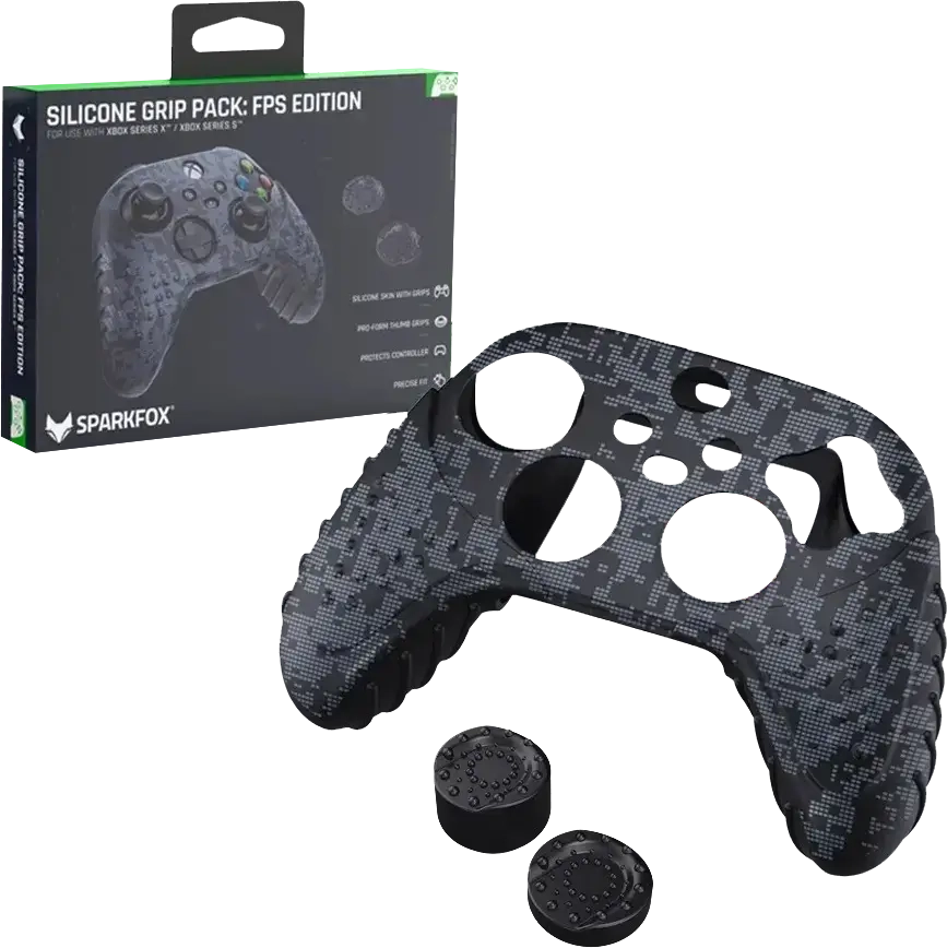 SPARK FOX XBOX SERIS Silicone Grip Pack FPS Edition - Camoflage Grey   for sale in Egypt from Games2Egypt