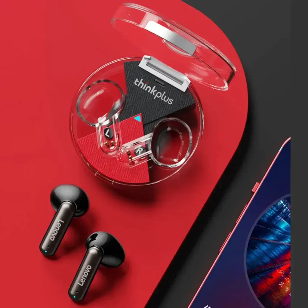 Lenovo Thinkplus LP10 TWS Wireless Bluetooth Earbuds - Black  for sale in Egypt from Games2Egypt