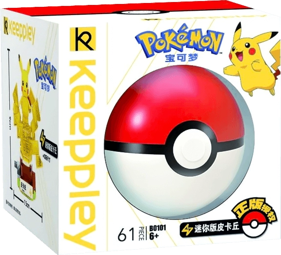 Keeppley Pokemon Mini Pikachu Building Blocks with Poke Ball - 61 Pieces  for sale in Egypt from Games2Egypt