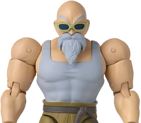 Bandai Namco Anime: Dragon Ball - Muten Roshi Action Figure (Lord of the Turtles) - 17cm