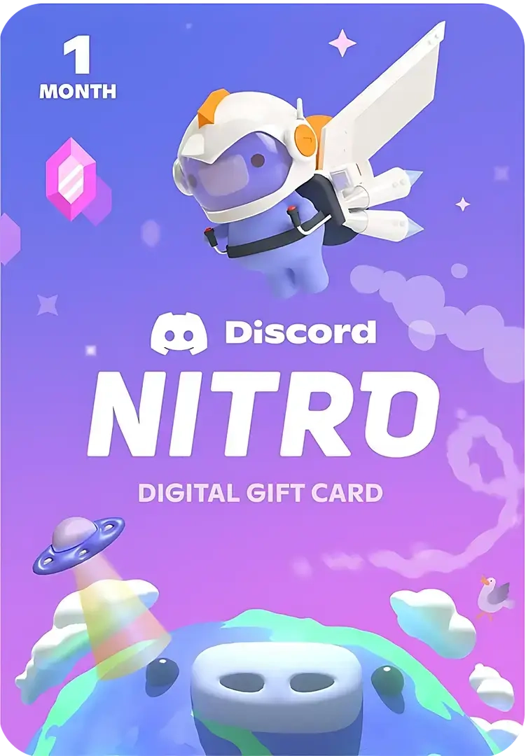 Discord Nitro 1 Month  Subscription Mintroute Gift Card - Global  for sale in Egypt from Games2Egypt