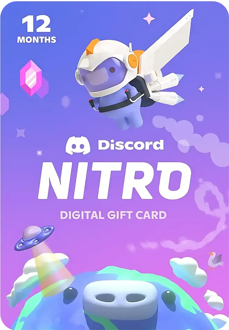 Discord Nitro 12 Months Subscription Gift Card - Global  for sale in Egypt from Games2Egypt