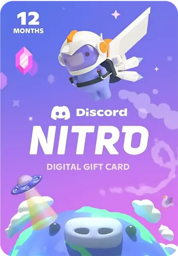 Discord Nitro 12 Months Subscription Gift Card - Global