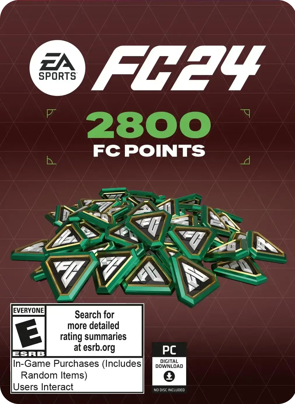 EA SPORTS FC 24 - 2800 Points (PC) EA App Key GLOBAL  for sale in Egypt from Games2Egypt