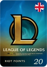 League of Legends (LoL) Gift Card - 20 GBP - UK (95931)