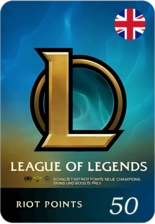 League of Legends (LoL) Gift Card - 50 GBP - UK -  for sale in Egypt from Games2Egypt