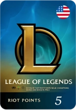 League of Legends (LoL) Gift Card - 5 USD - USA -  for sale in Egypt from Games2Egypt