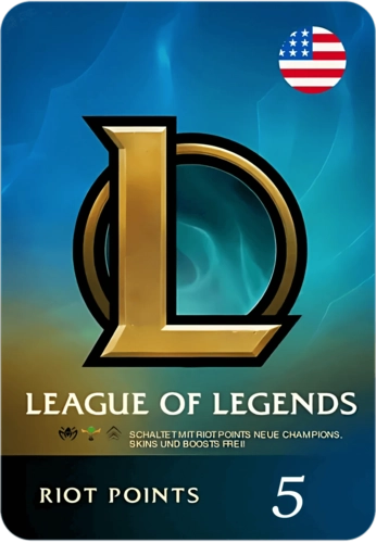 League of Legends (LoL) Gift Card - 5 USD - USA  for sale in Egypt from Games2Egypt