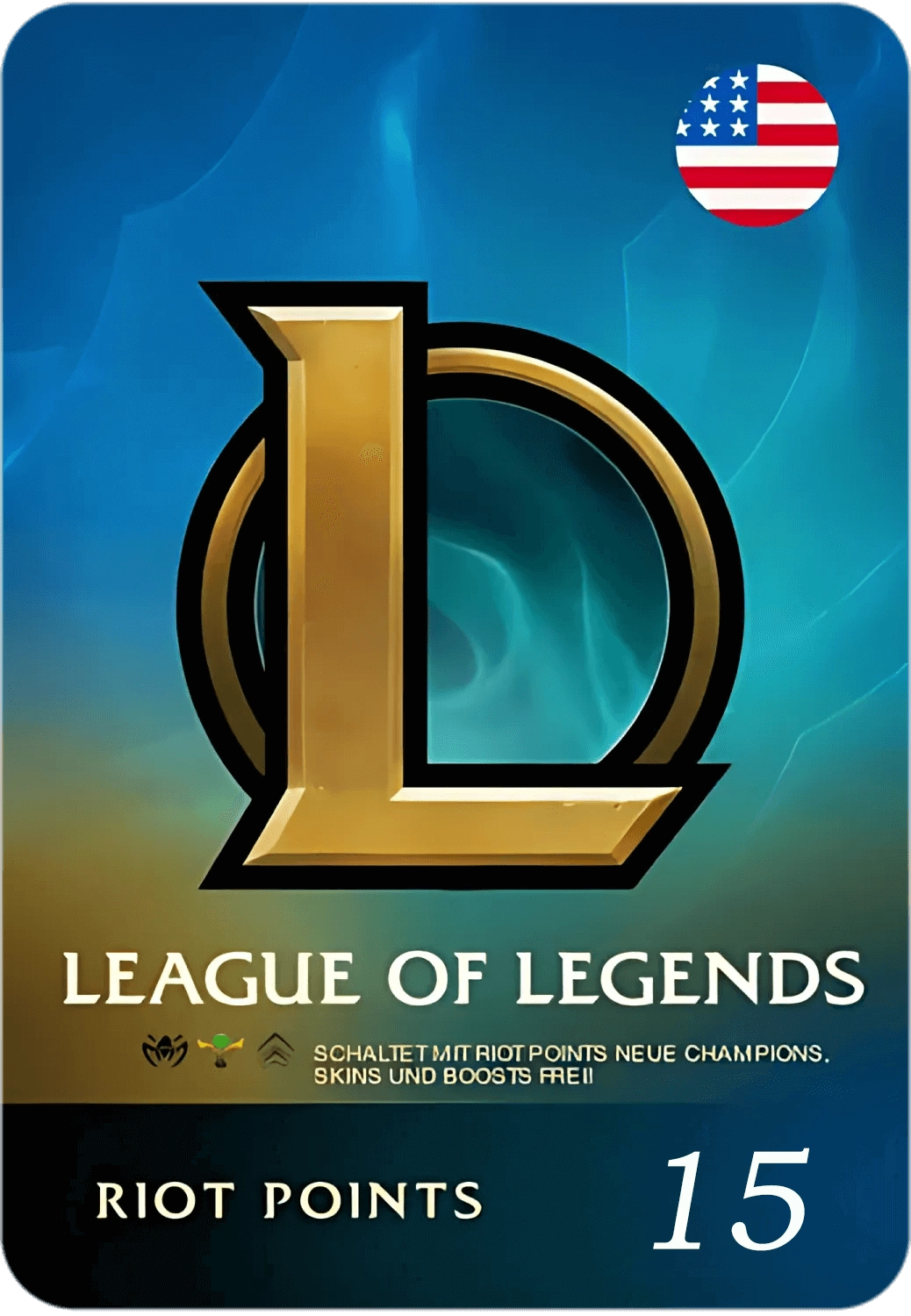 League of Legends (LoL) Gift Card - 15 USD - USA  for sale in Egypt from Games2Egypt