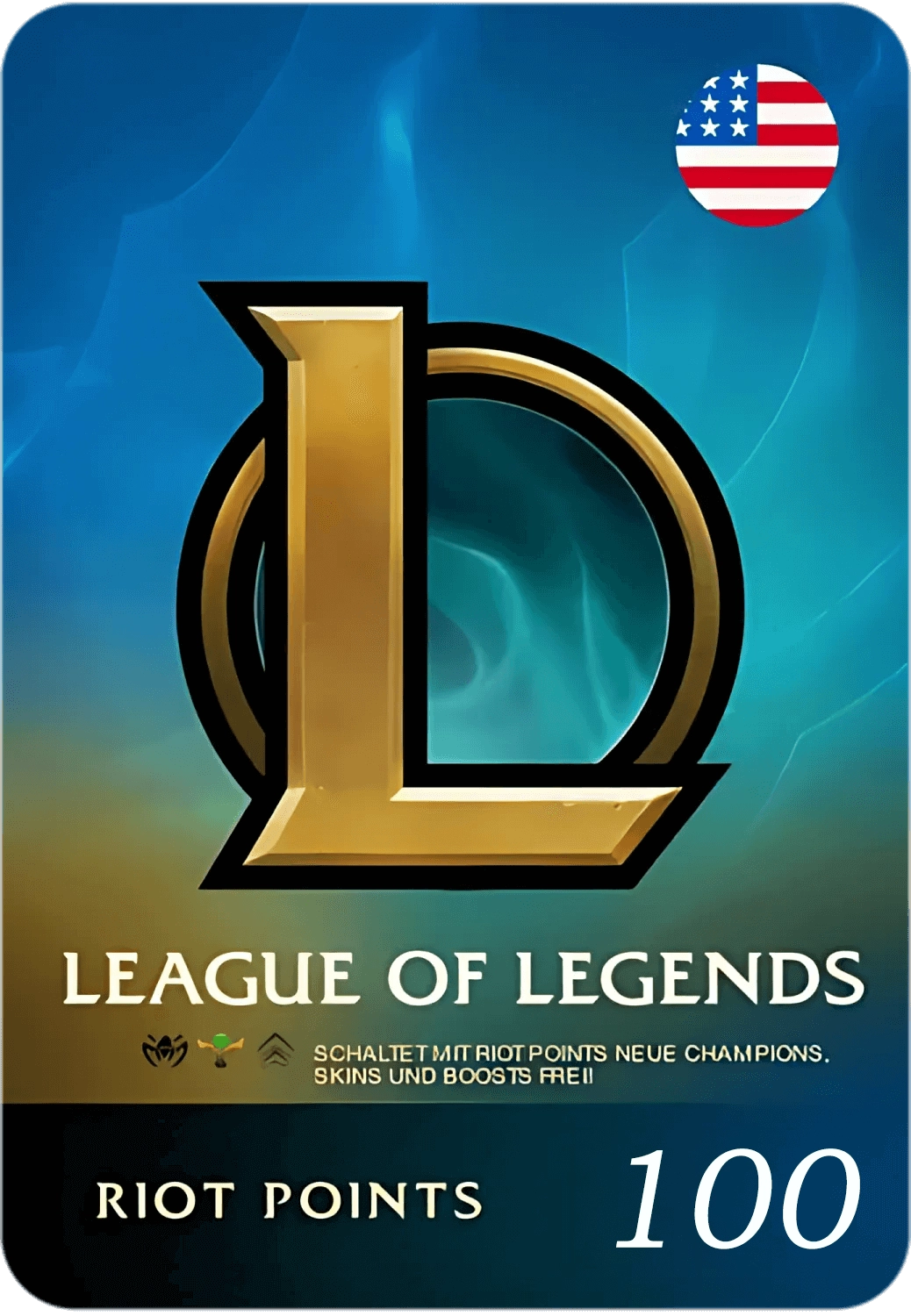 League of Legends (LoL) Gift Card - 100 USD - USA  for sale in Egypt from Games2Egypt