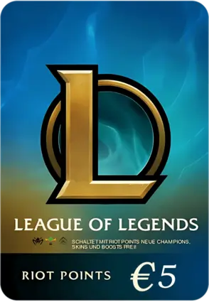 League of Legends (LoL) Gift Card - 5 EUR - Europe