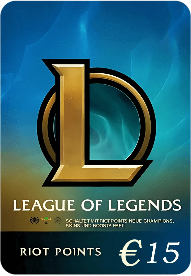 League of Legends (LoL) Gift Card - 15 EUR - Europe  for sale in Egypt from Games2Egypt